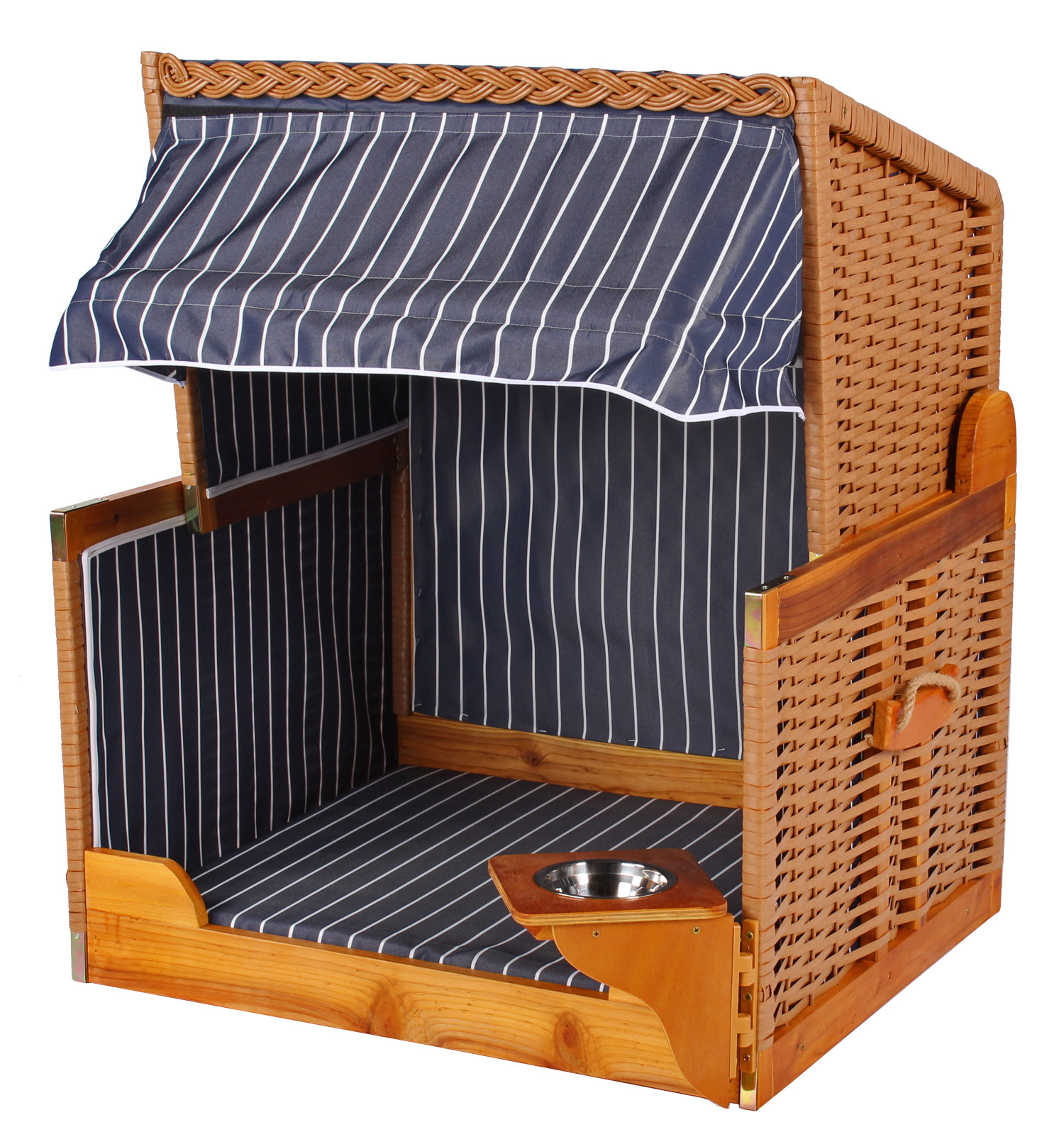 Hundestrandkorb_blau_gestreift_02252_1_72dpi Bild: