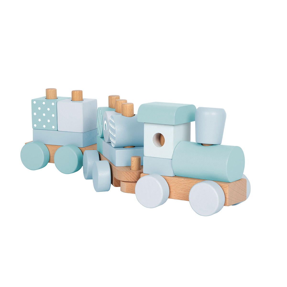 Holzzug Hellblau Bild: Holzzug Hellblau