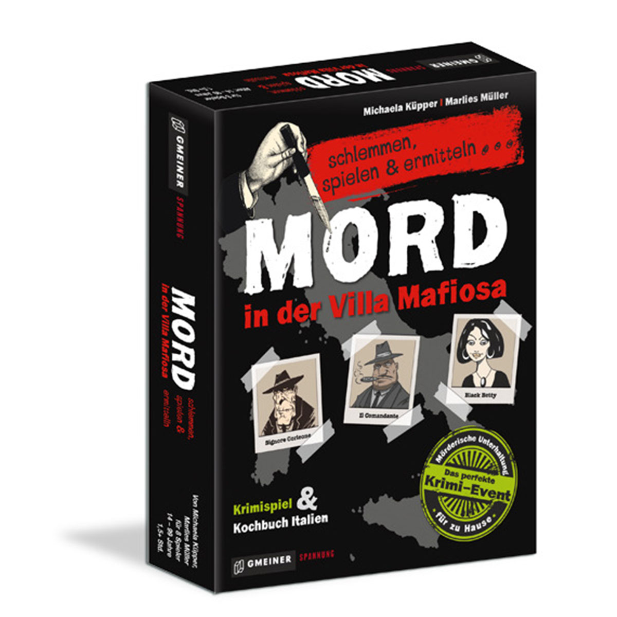 Mord in der Villa Mafiosa Person, Buch, Veröffentlichung, Gesicht, Kopf