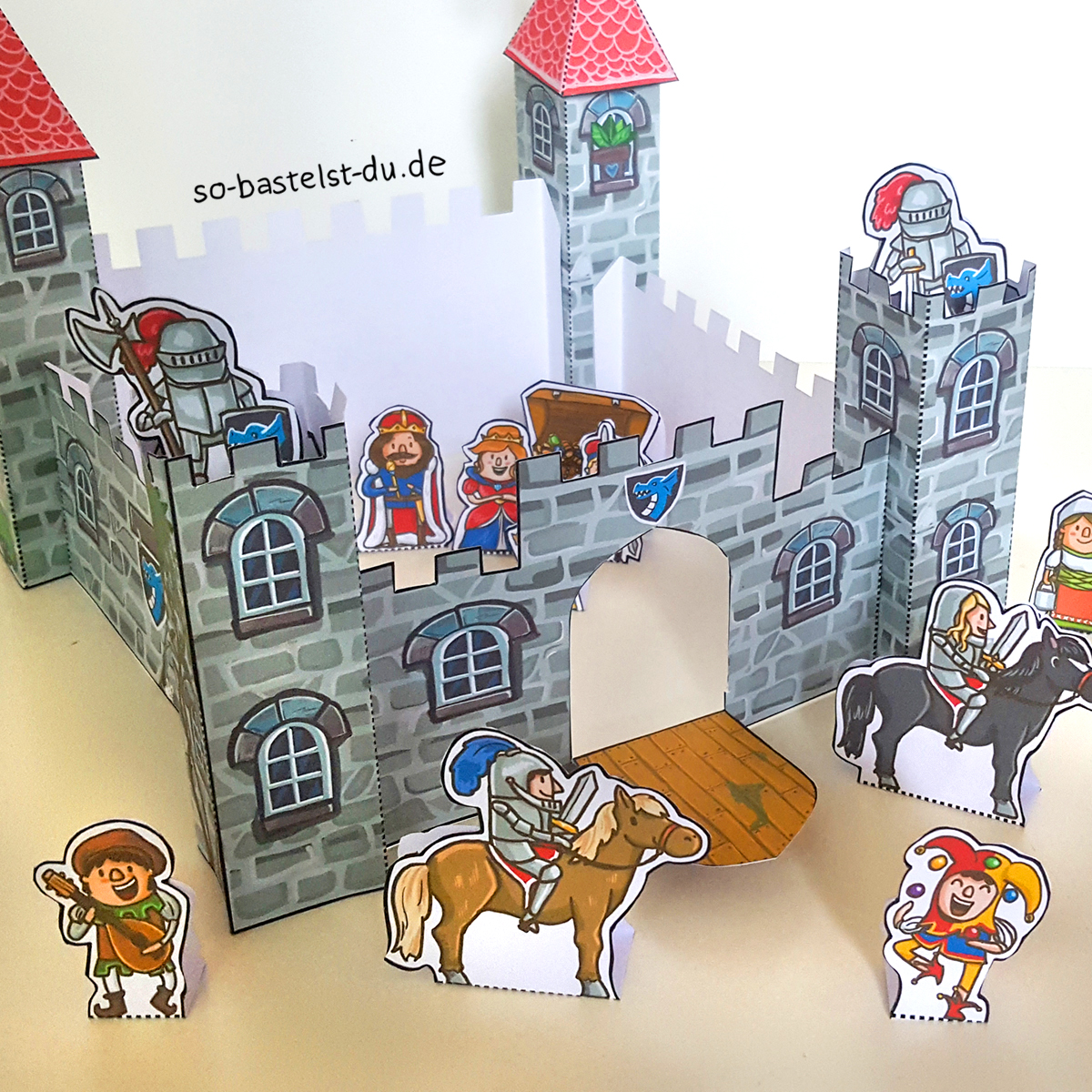 Basteln-Ritterburg-Detail-2 Bild: