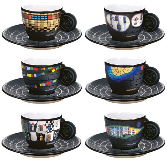 925818_1 Bild: Friedensreich Hundertwasser: Die Espressotassen-Kollektion
