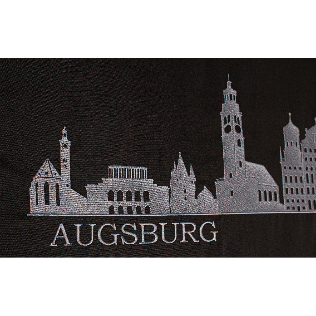 MD22662_Strandkorb_Duene_Teak_shell_Dessin_Skyline_Augsburg-_2_ Bild:
