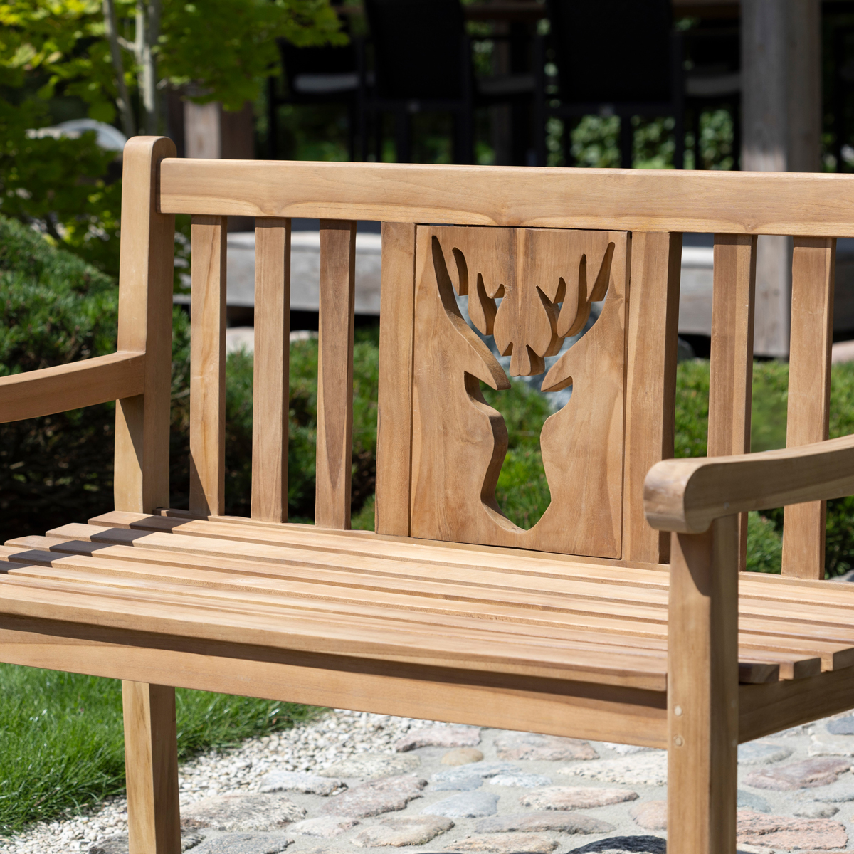 Bank, Mobiliar, Holz, Hartholz, Gebeiztes Holz