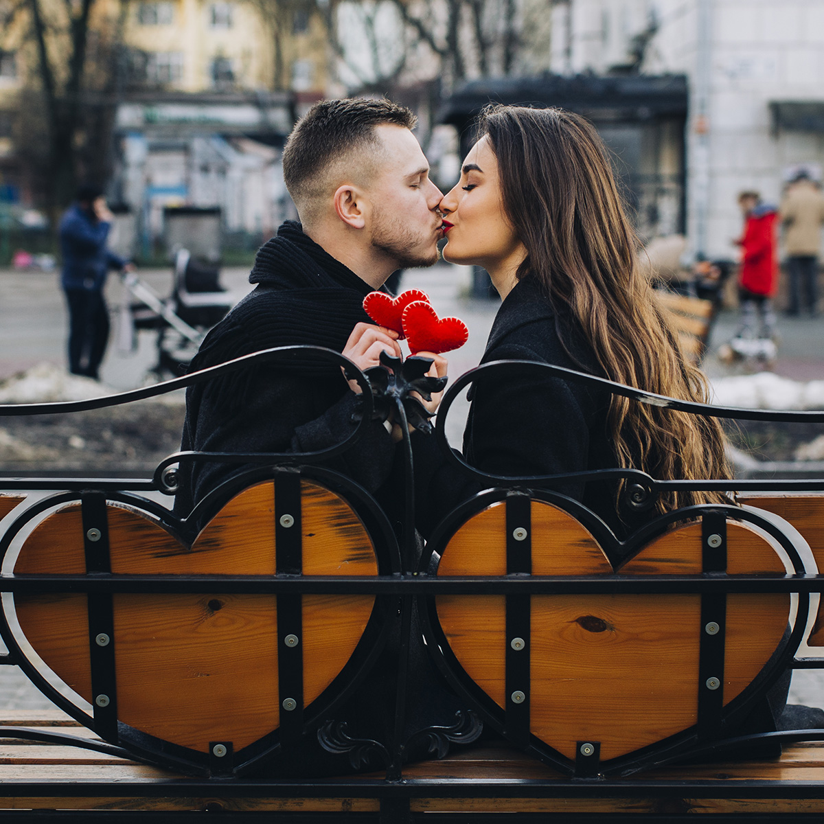 Person, Romantisch, Verabreden, Küssen, Mann