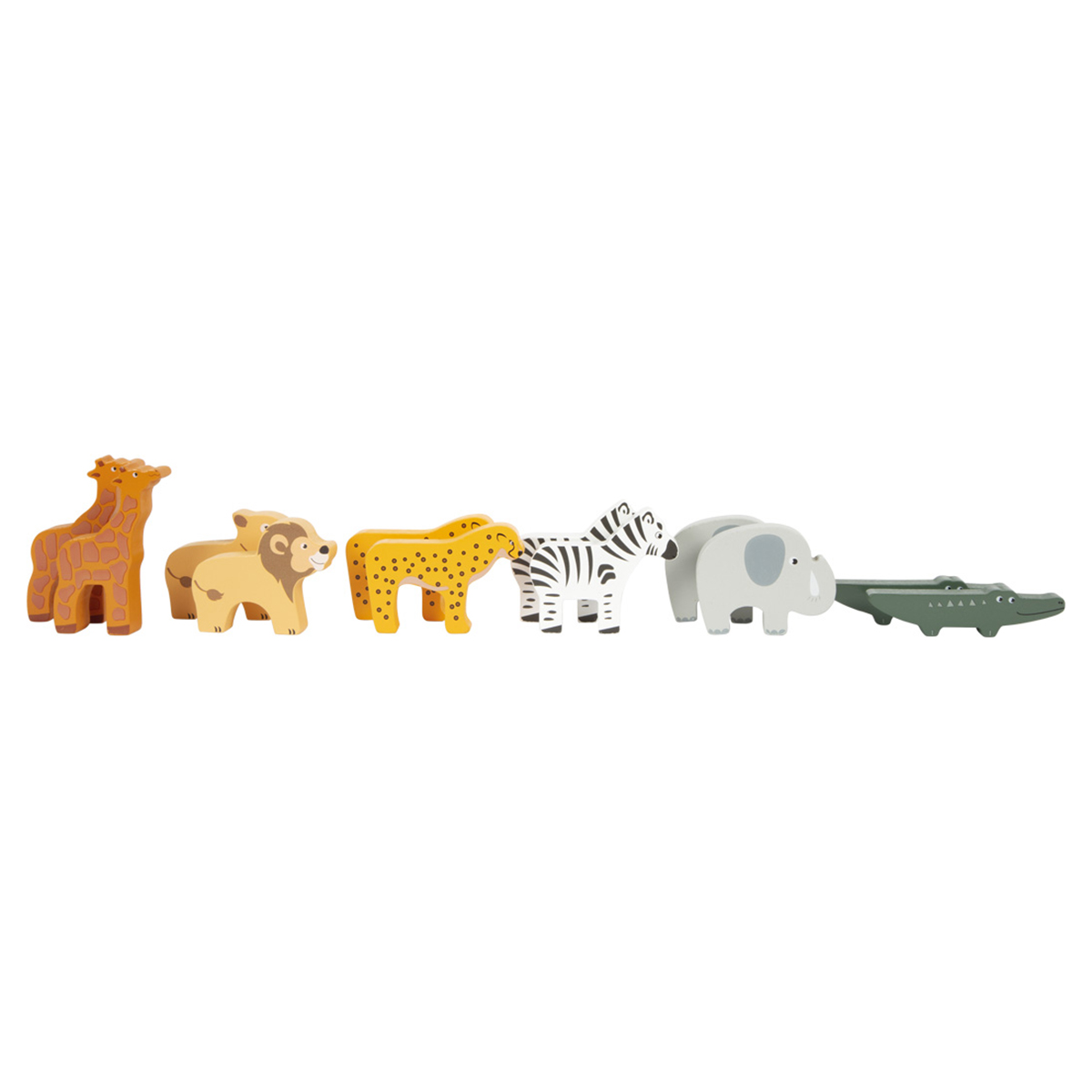 12456_small_foot_Steckspiel_Arche_Noah_Safari_Tiere_6Paare Bild: