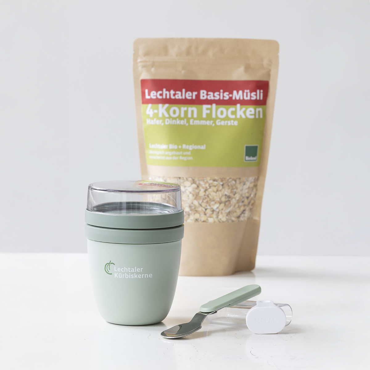 Lunchpot-Set 4-Korn Flocken Bild: Lunchpot-Set 4-Korn Flocken