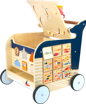 11608_small_foot_legler_Lauflernwagen_Wal_d Bild: