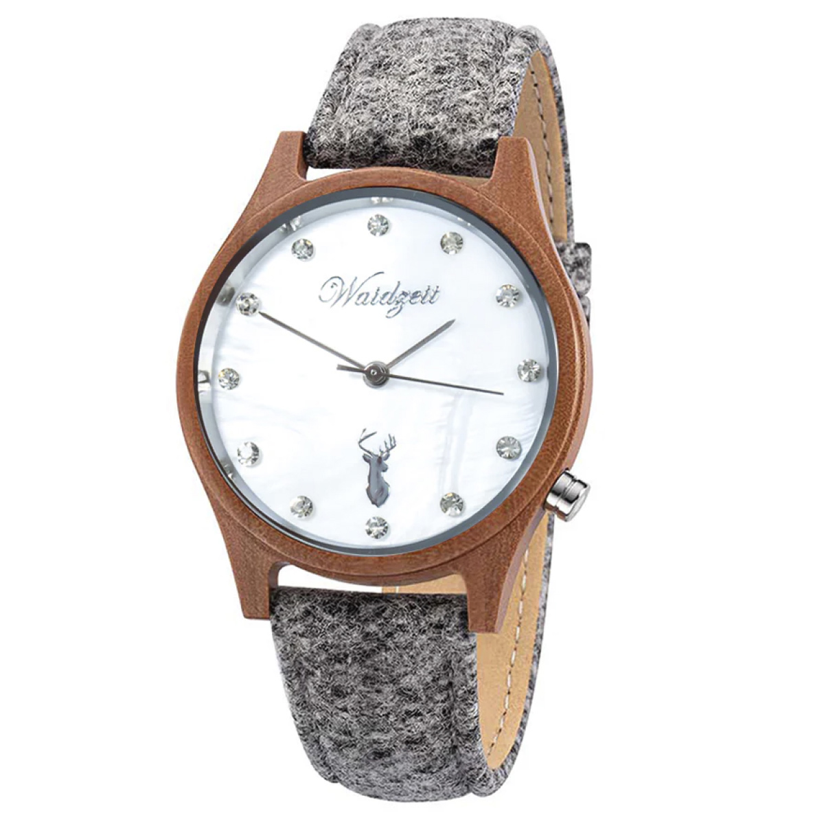 Damenuhr "Dachstein" mit Lodenarmband  Bild: Damenuhr "Dachstein" mit Lodenarmband