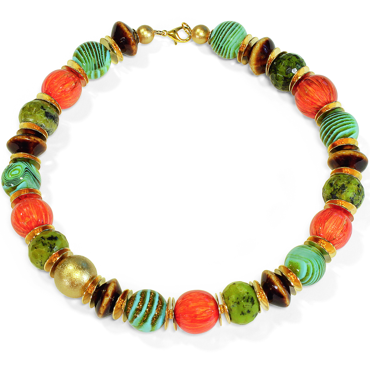 Anna Mütz: Collier "Indian Summer" Zubehor, Armreif, Schmuck, Halskette, Zubehor, Armreif, Schmuck, Halskette