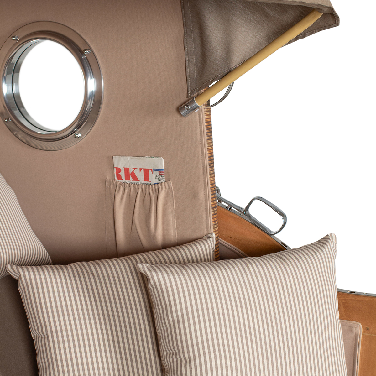 Strandkorb 2,5 Sitzer “Düne Teak Grande“ 
