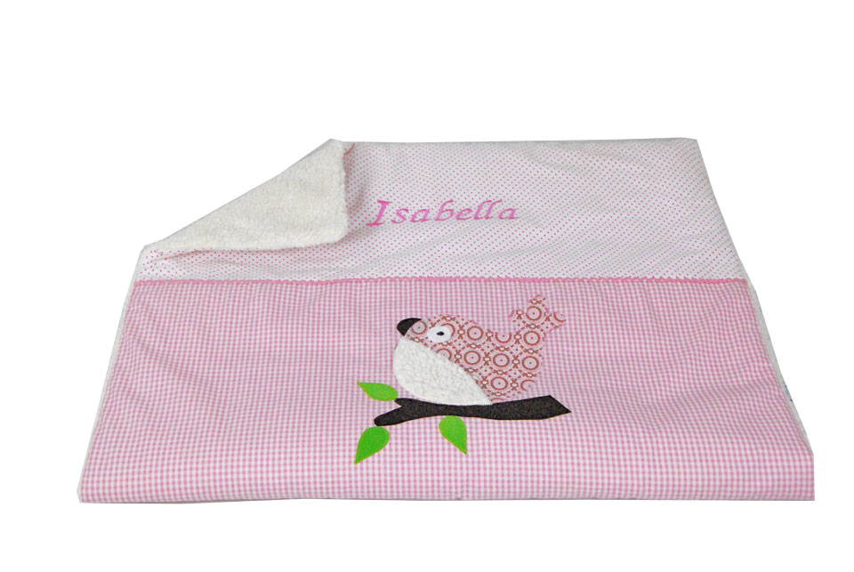 GP_Babydecke_Vogel_rosa-2 Bild: