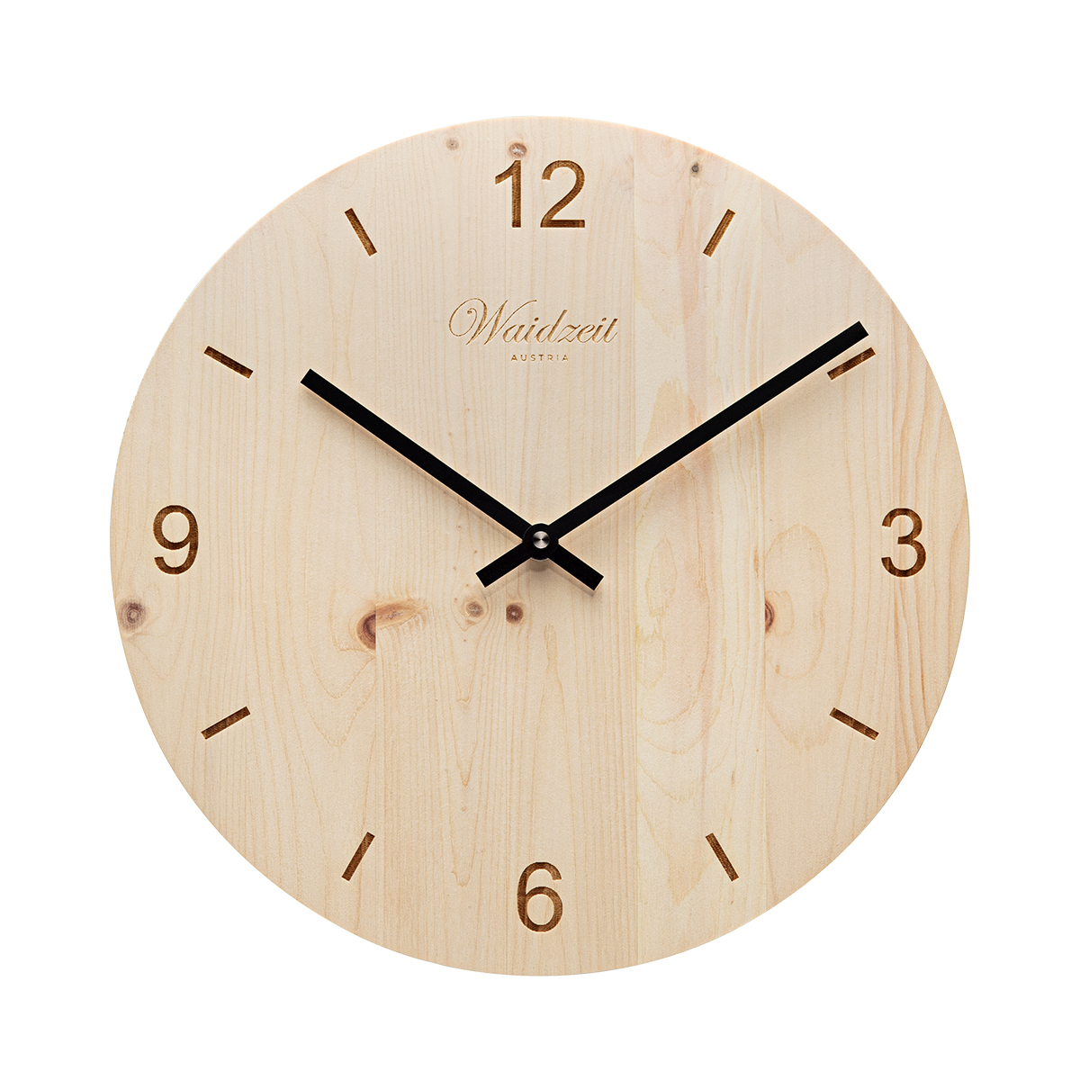 Wanduhr_Tempus_Zirbe-2-1200x1200px Bild: