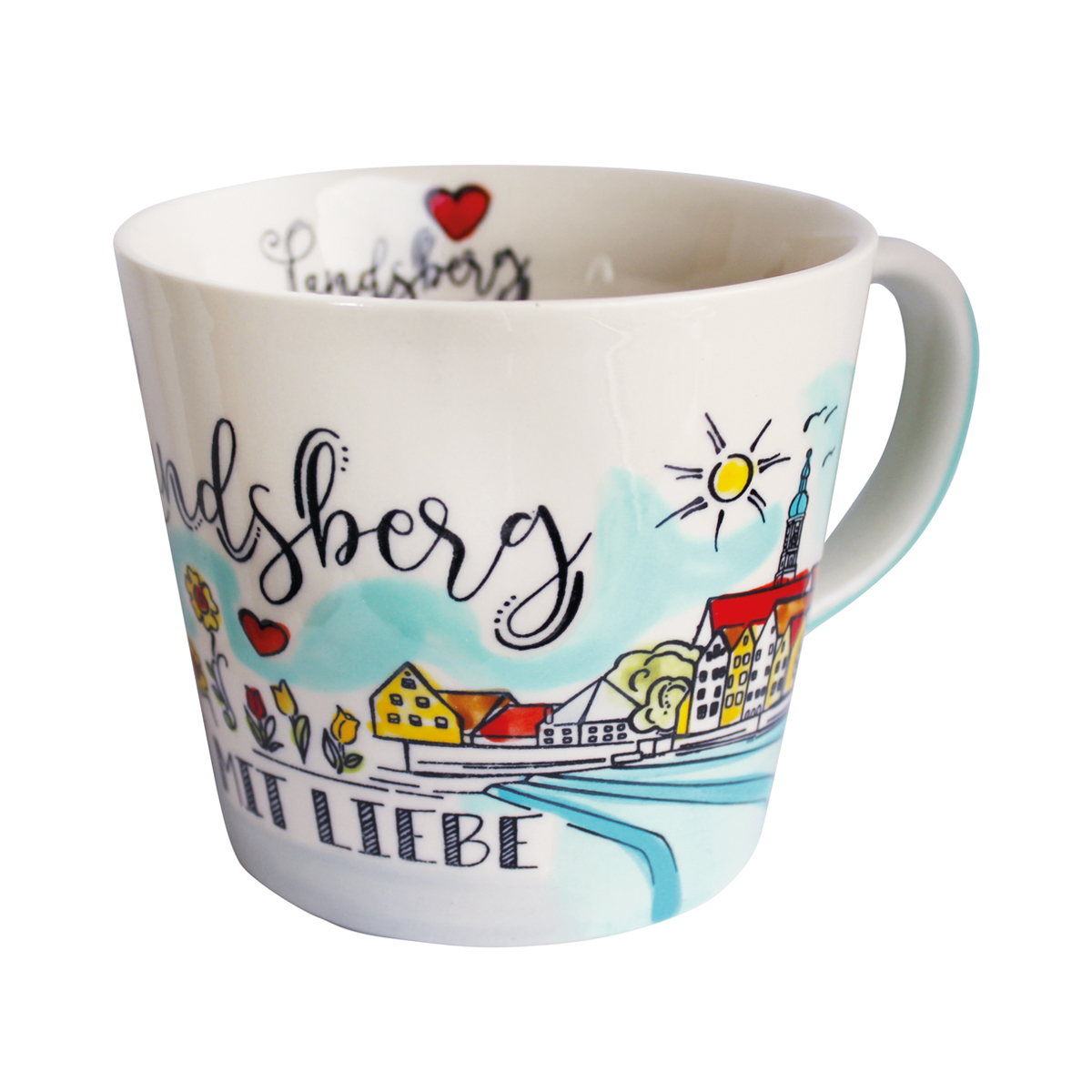Landsberg Tasse Edition 1 "Mit Liebe" Pokal, Kunst, Porzellan, Töpferei