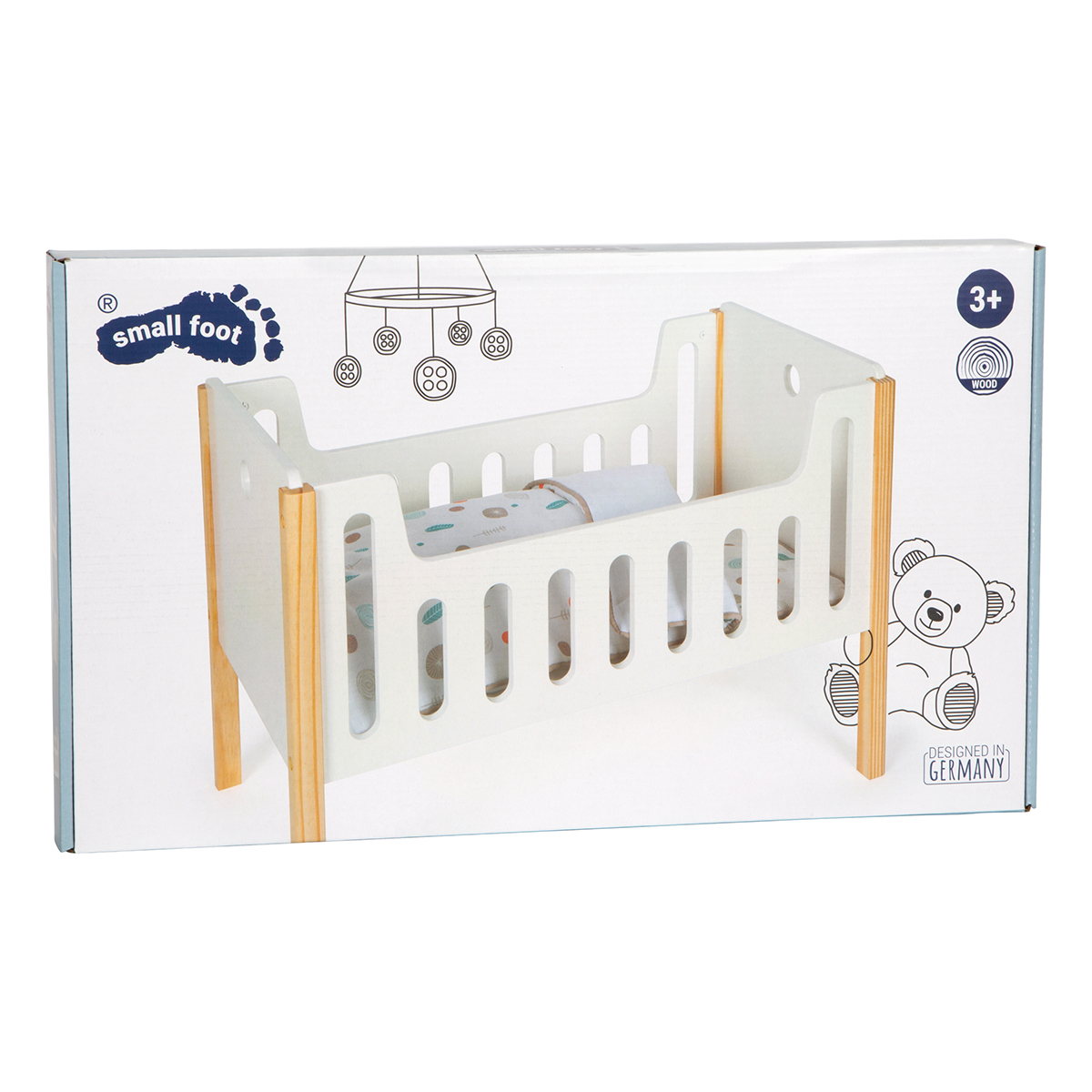 12495_small_foot_Puppengitterbett_Little_Button_Verpackung Bild: