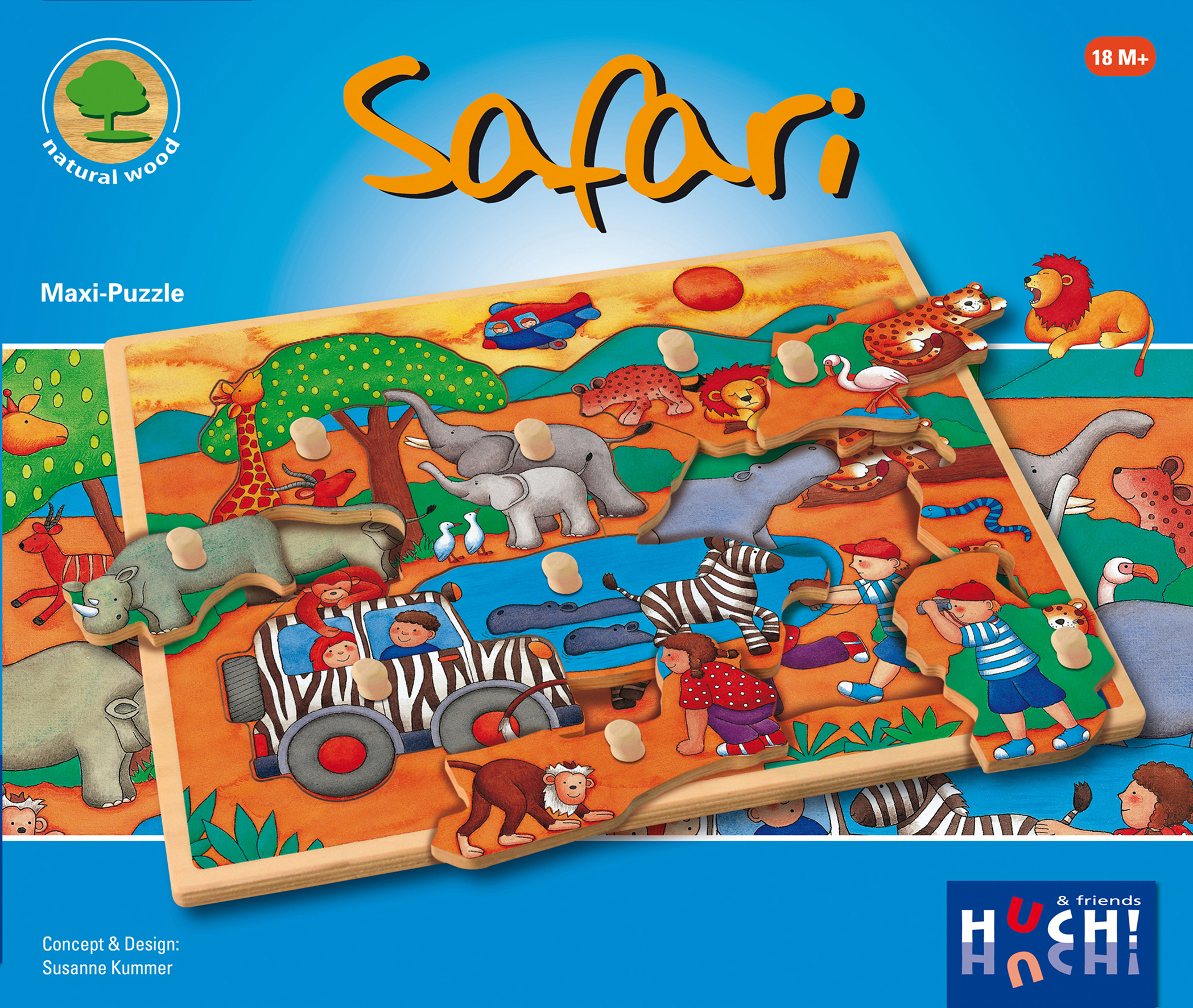 Knopfpuzzle Safari