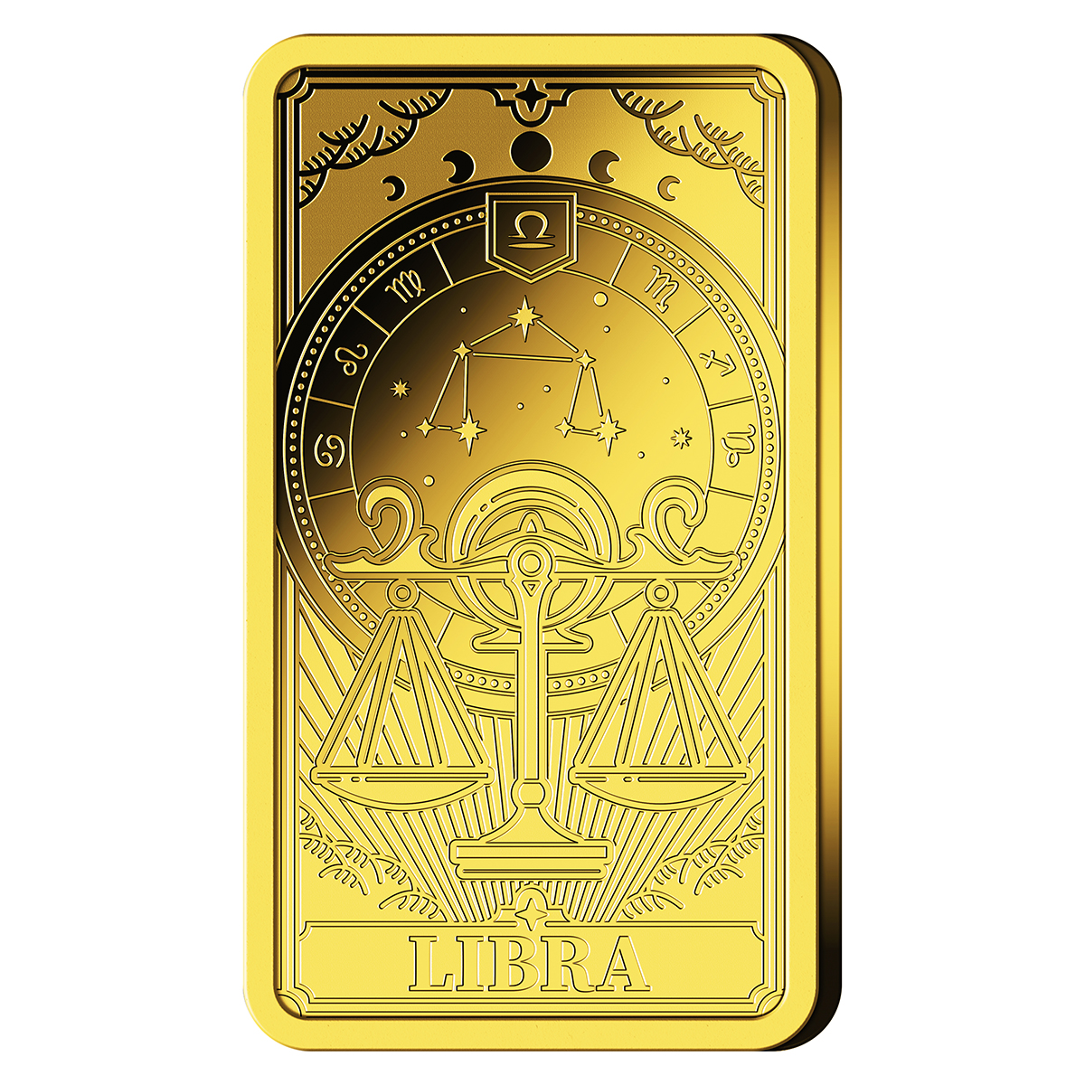 Goldbarren Waage Gold