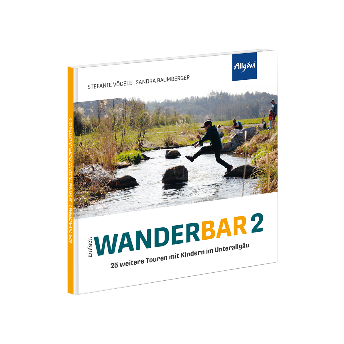 Buchcover_1200x1200px Bild: Einfach WANDERBAR 2 – 25 Touren mit Kindern im Unterallgäu