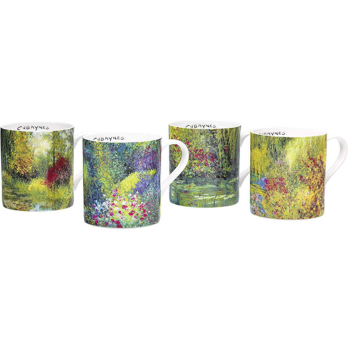 Online_Shop_1200x1200px_0831478_SL01 Bild: Jean-Claude Cubaynes: 4 Becher "Giverny" im Set
