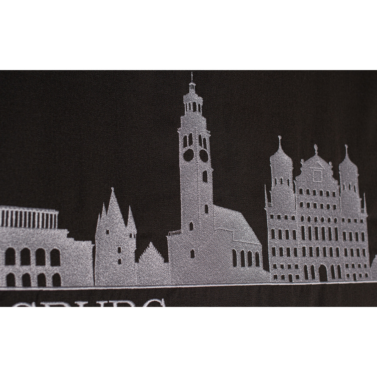 MD22662_Strandkorb_Duene_Teak_shell_Dessin_Skyline_Augsburg-_3_ Bild: