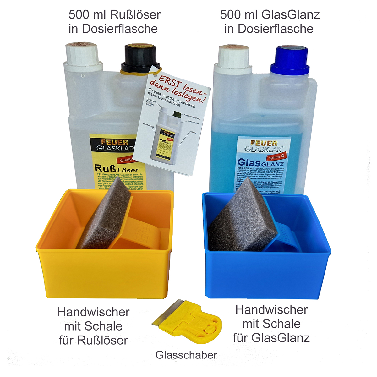 Kiste, Reinigen, Person, Flasche