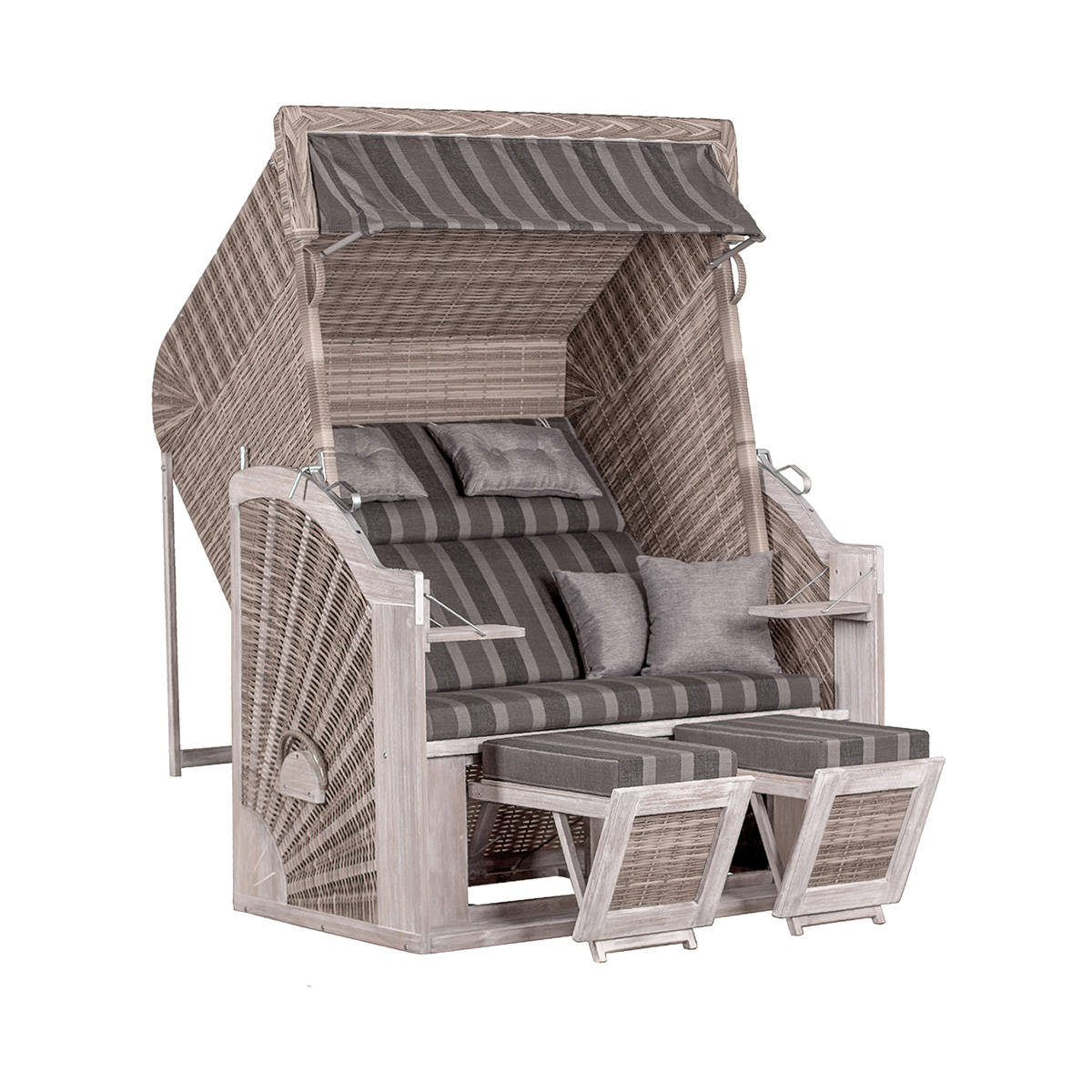 Strandkorb "Classic XL white Kubu" Moebel, Stuhl