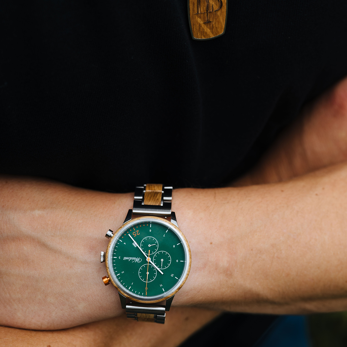 Herrenuhr "Chronograph Barista Verde"