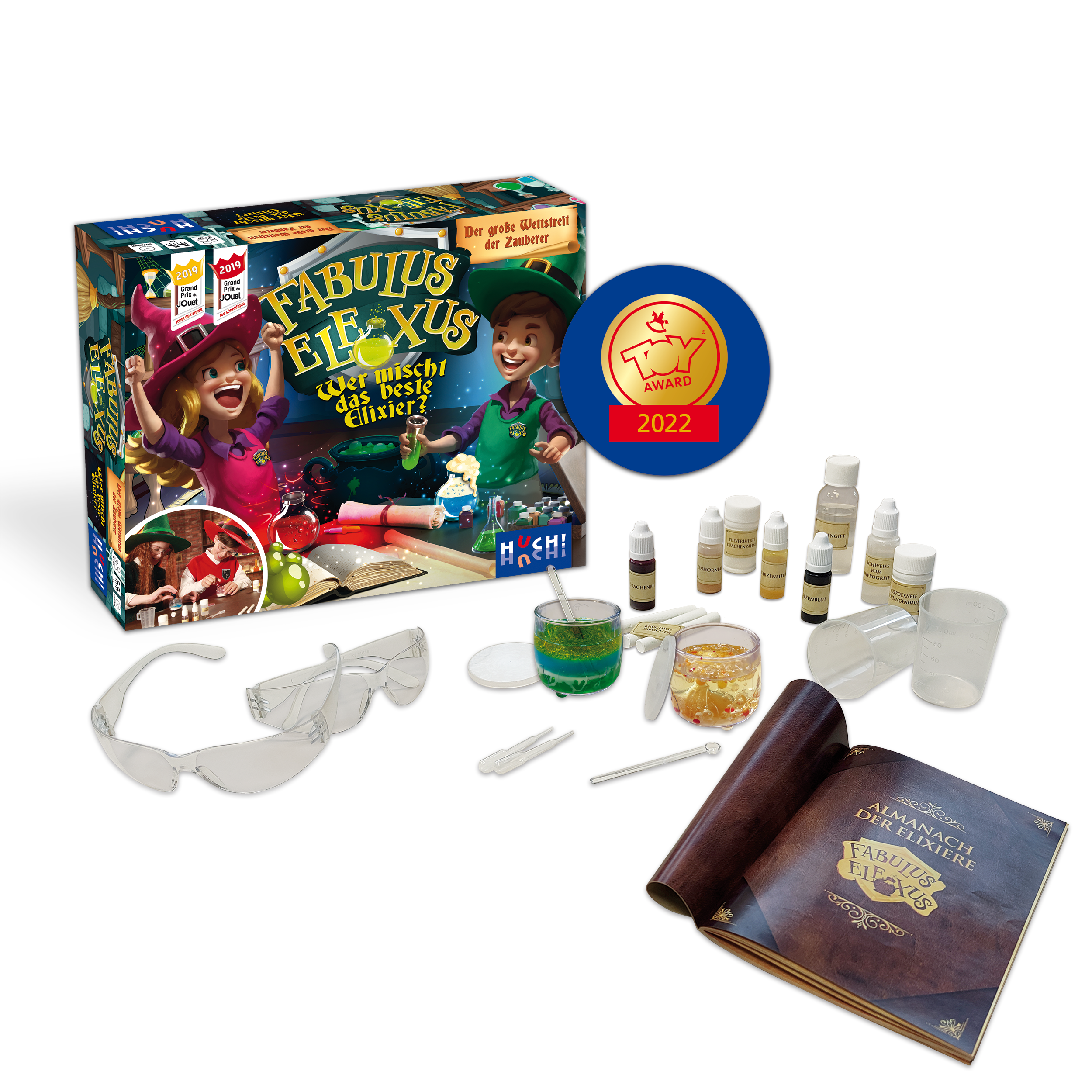Familienspiel-Fabulus-Elexus-von-huch-4260071882325-Fabulus-Elexus_A_Box_Inhalt_2500x2500-Kopie Bild: