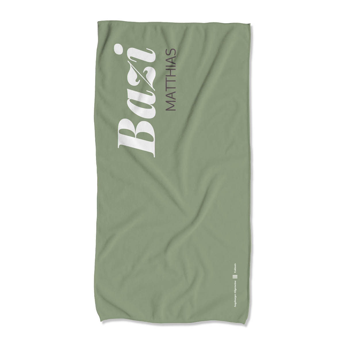 Liege- oder Saunatuch "Bazi" - grün Bild: Liege- oder Saunatuch "Bazi" - grün