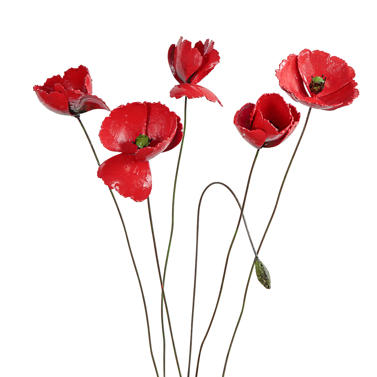 Gartenstecker-Roter-Mohn Bild: Gartenstecker-Blumenset "Roter Mohn"