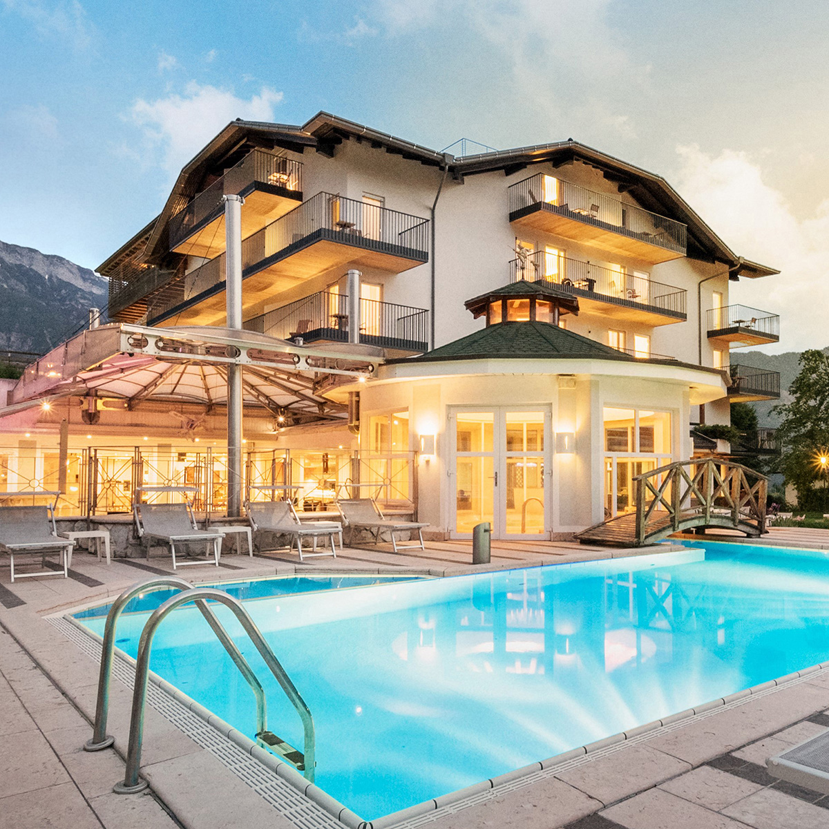 Villa, Hotel, Urlaubsort, Schwimmbad