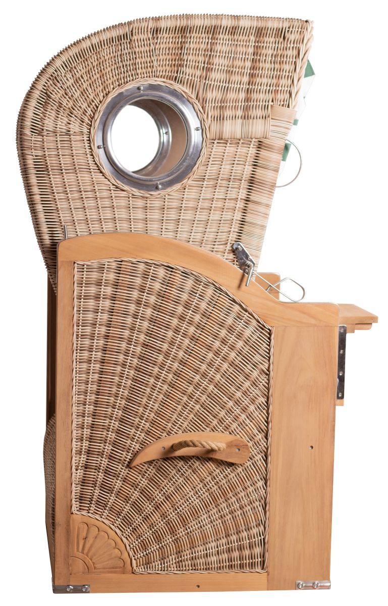 160435-160437_Strandkorb_Duene_bullauge_teak_shell_single_2 Bild: