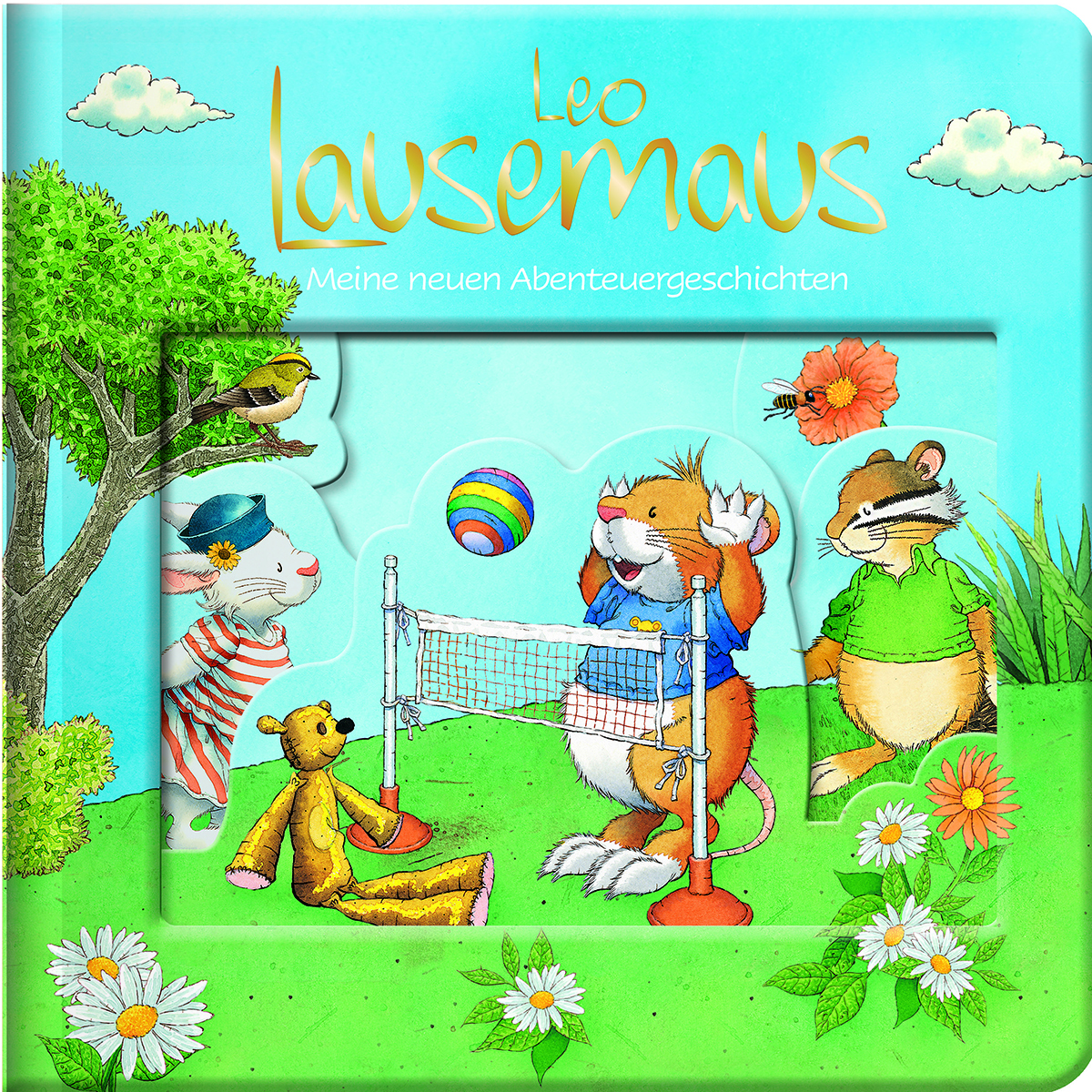 600589_TCHIBO_Fenster-Stanzbuch_Meine-neuen-Abenteuergeschichten_FJ-2021_Cover-Fake_1200x1200px Bild: Leo Lausemaus – Meine neuen Abenteuergeschichten