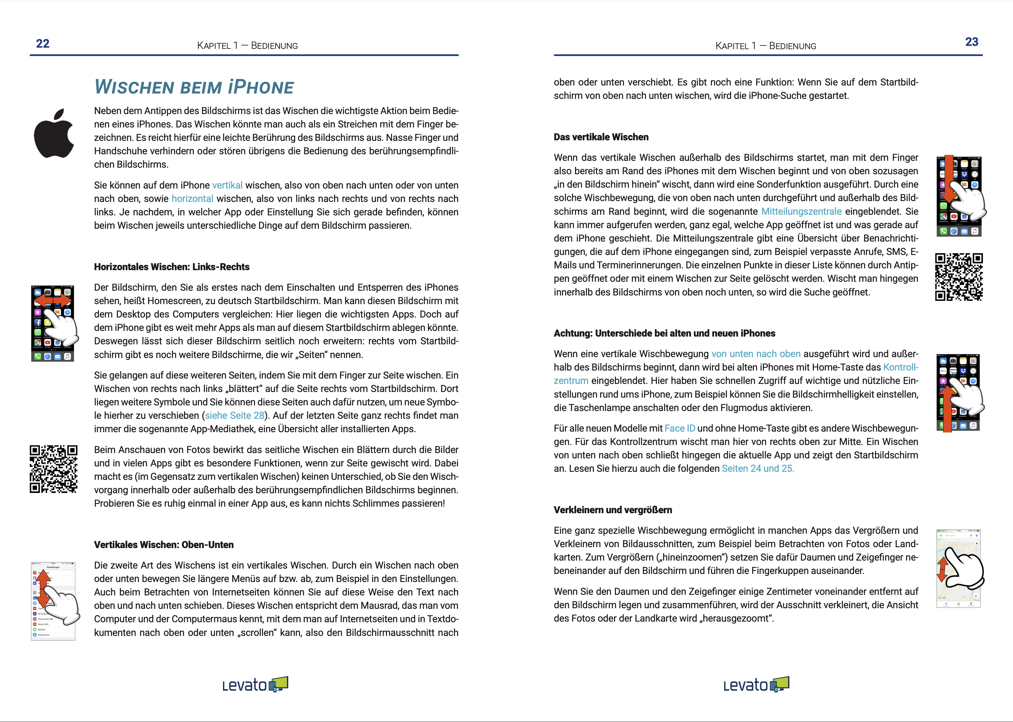 Levato-Smartphone-Handbuch-Wischen-Android Bild: