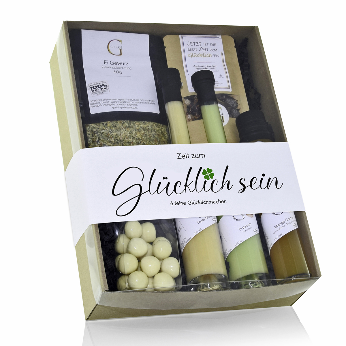 Geschenkset "Zeit zum glücklich sein"