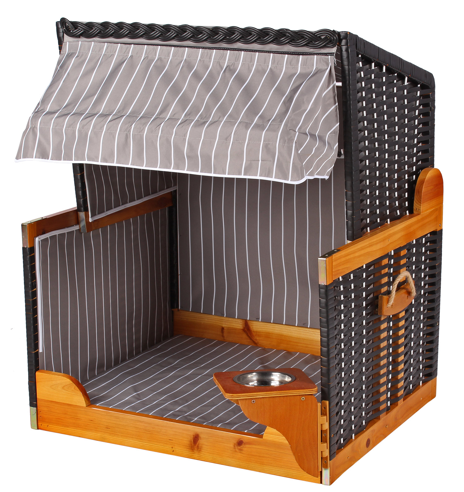 Hunde- und Katzenstrandkorb