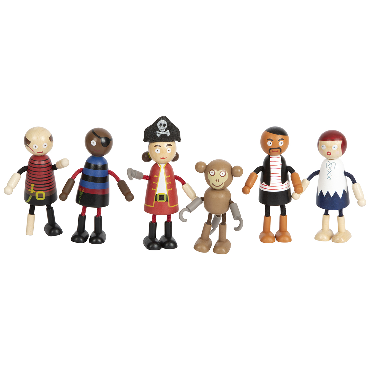 12412_small_foot_Biegepuppen_Piraten_Figuren_6er_Reihe_1200x1200px Bild: