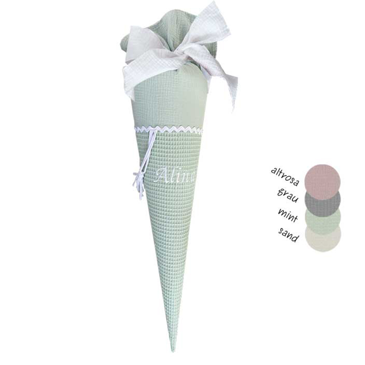 GP_Schultuete_Waffelpique_mint_1200x1200 Bild: