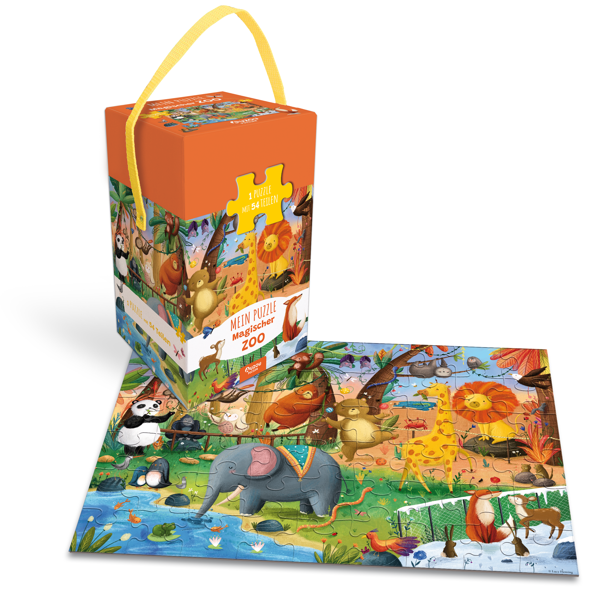 Puzzle_Zoo_Box_Inhalt_2500 Bild: Puzzle - Mein magischer Zoo