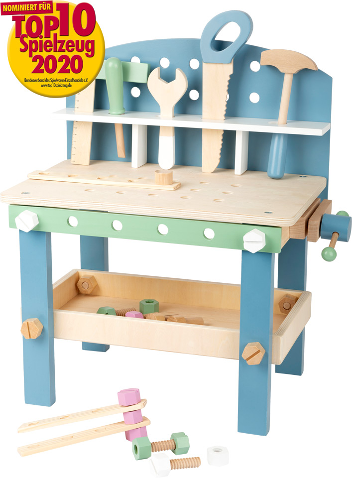 11376_legler_small_foot_werkbank_kompakt_b_Top10_Spielzeug_Nominierung Bild: Werkbank kompakt "Nordic"