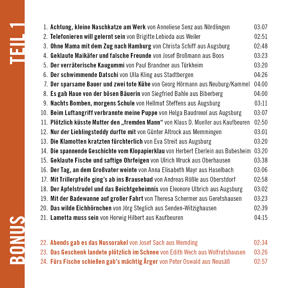 Oma und Opa erzählen - Das Hörbuch