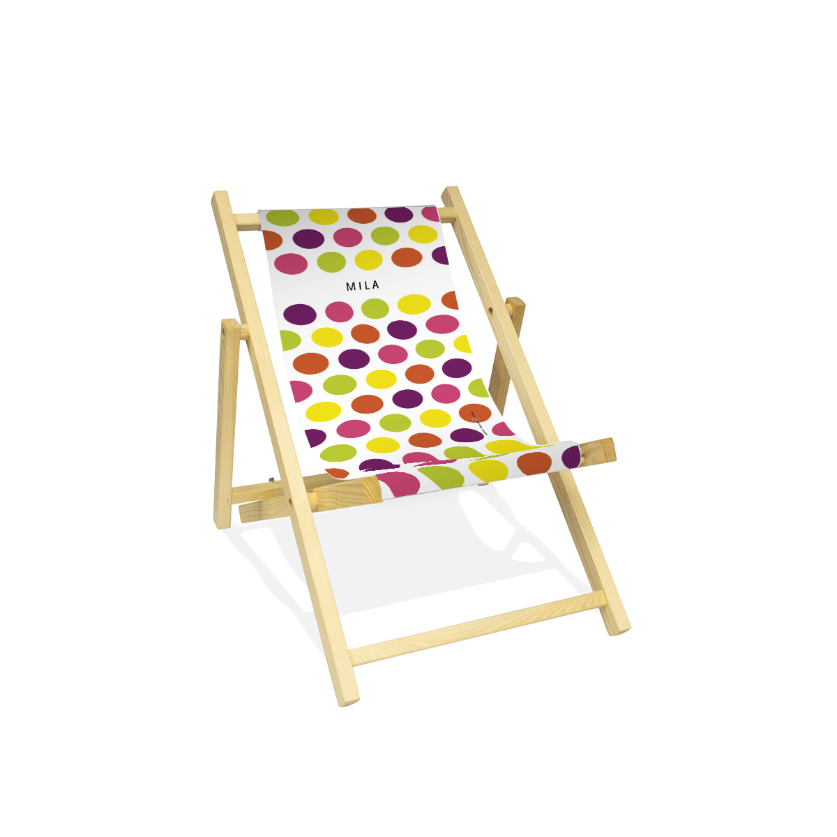 kinderliegestuhl-punkte-bunt_1200x1200_RGBlKXrOww7Ydyzy Bild: Kinderliegestuhl "Punkte"