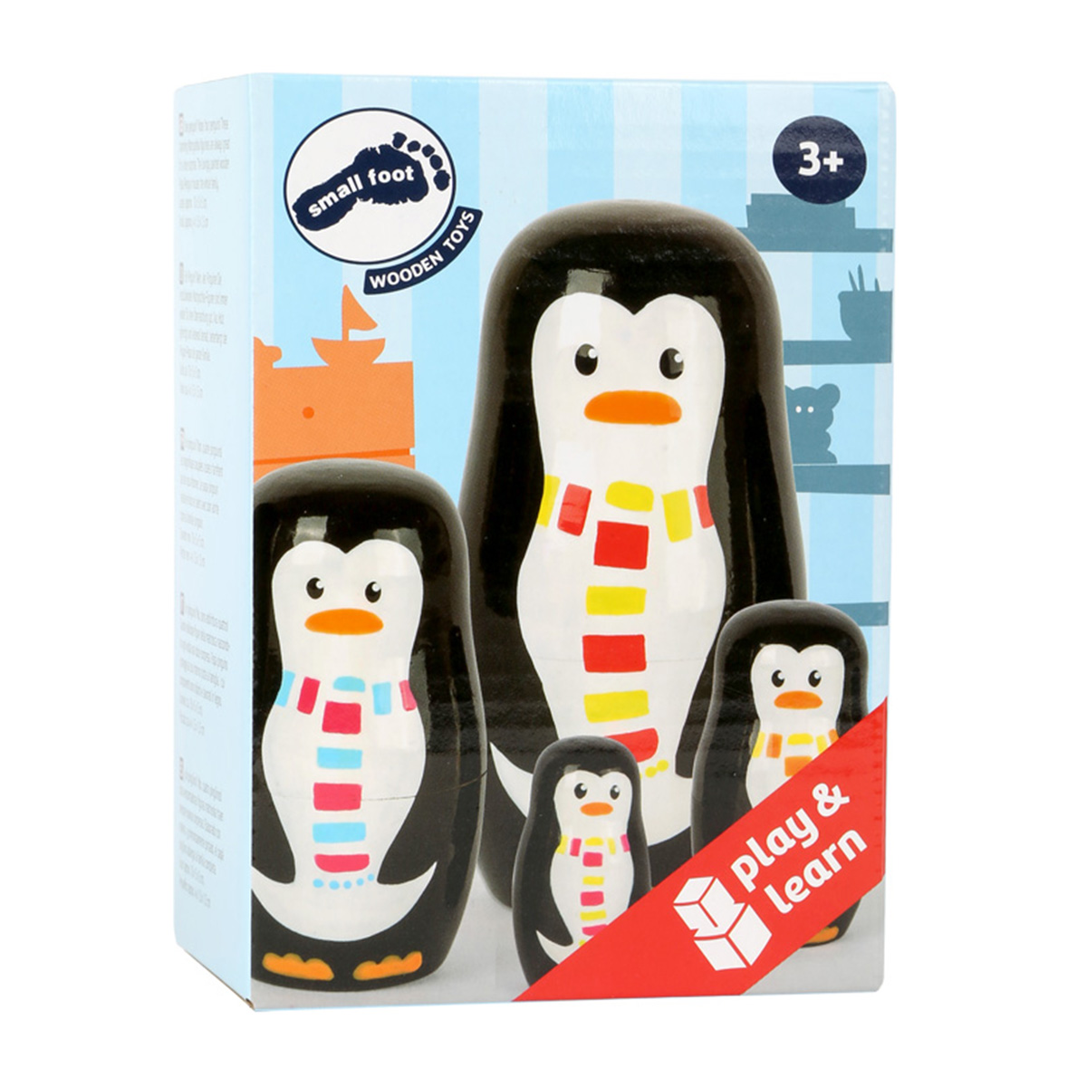 Matrjoschka Pinguin-Familie