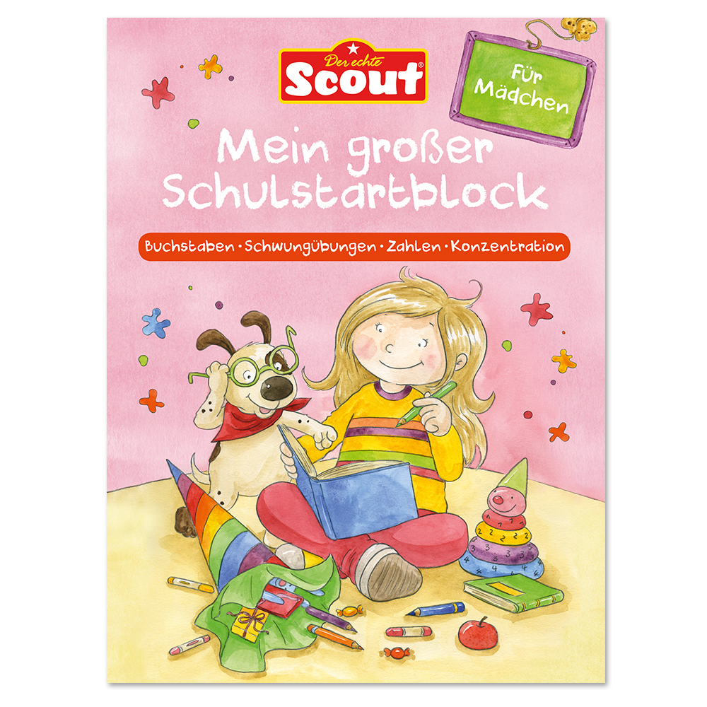 Scout – Mein großer Schulstartblock für Mädchen