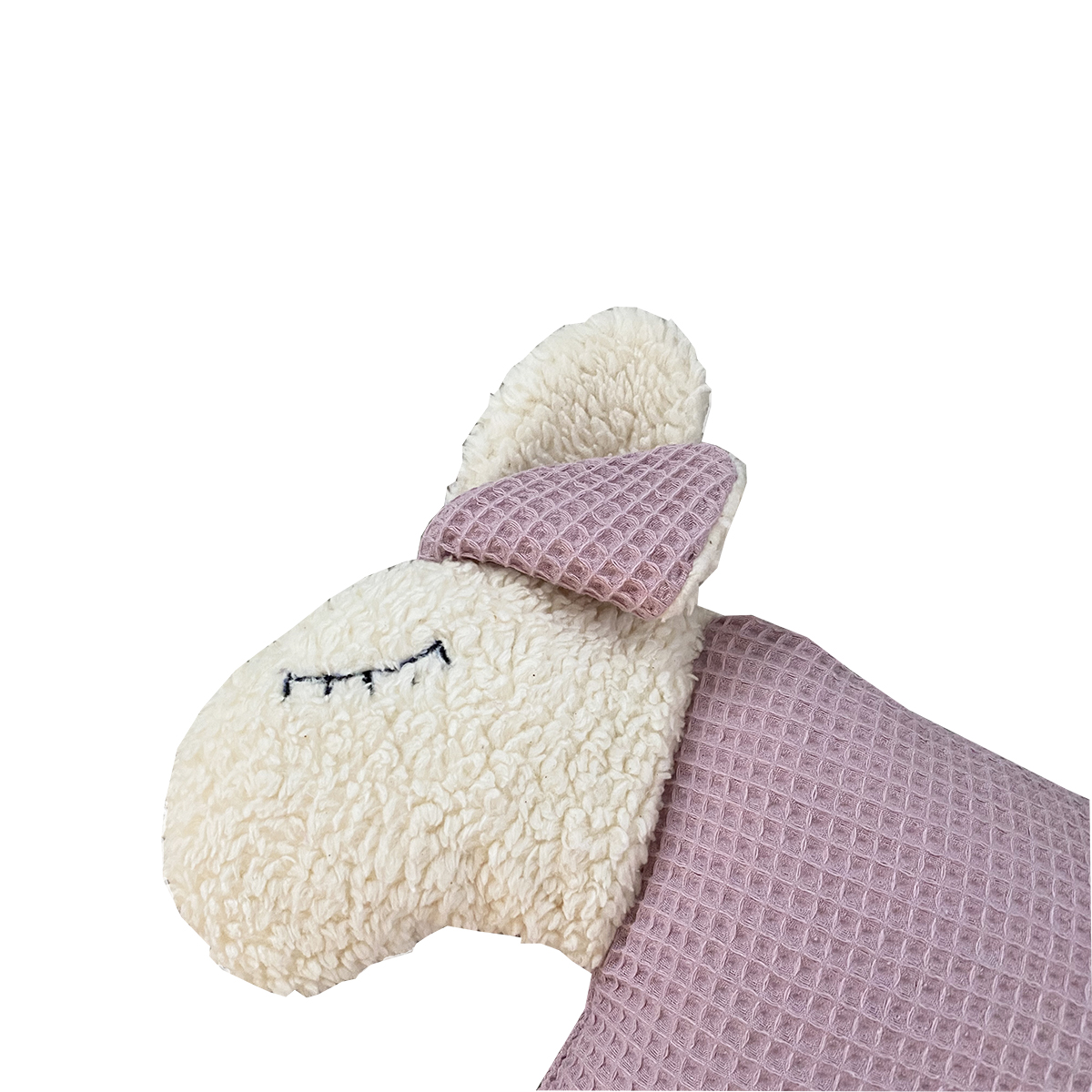 Kuscheltier-Kissen-Schaf_rosa-2-Kopf Bild: