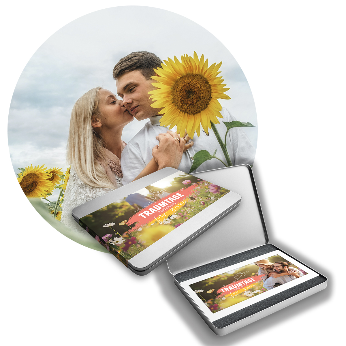 Blume, Sonnenblume, Erwachsener, Mann, Person