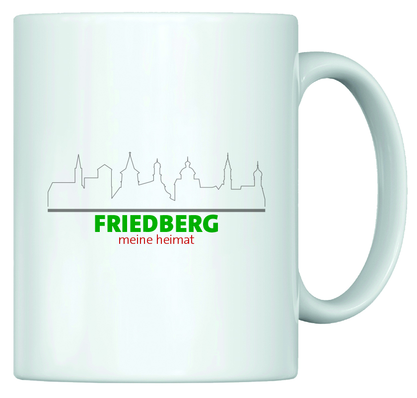 Tasse_FDB Bild: Heimat Haferl - Friedberg (Tasse)