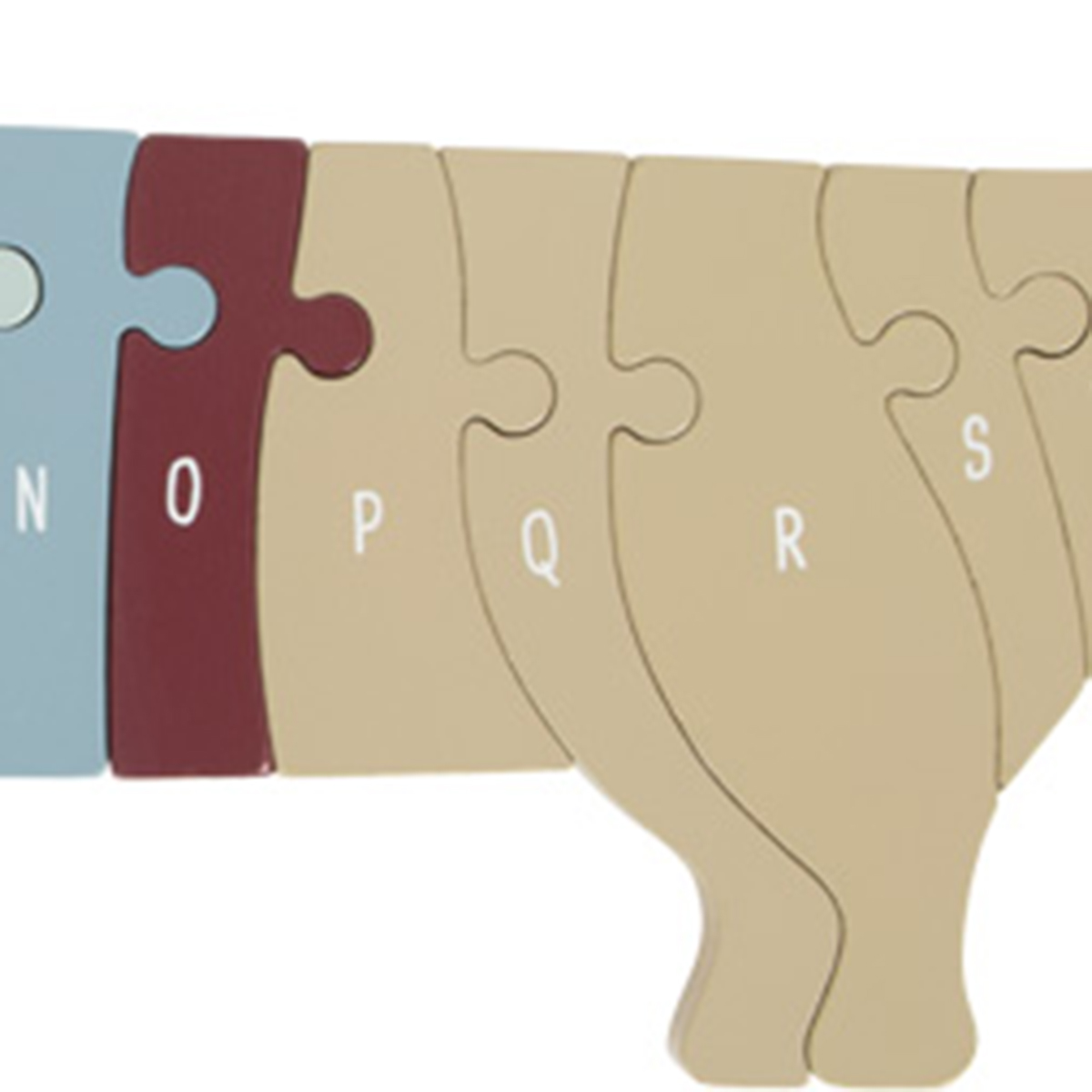 12413_small_foot_Buchstabenpuzzle_Hund_ABC_komplett Bild: