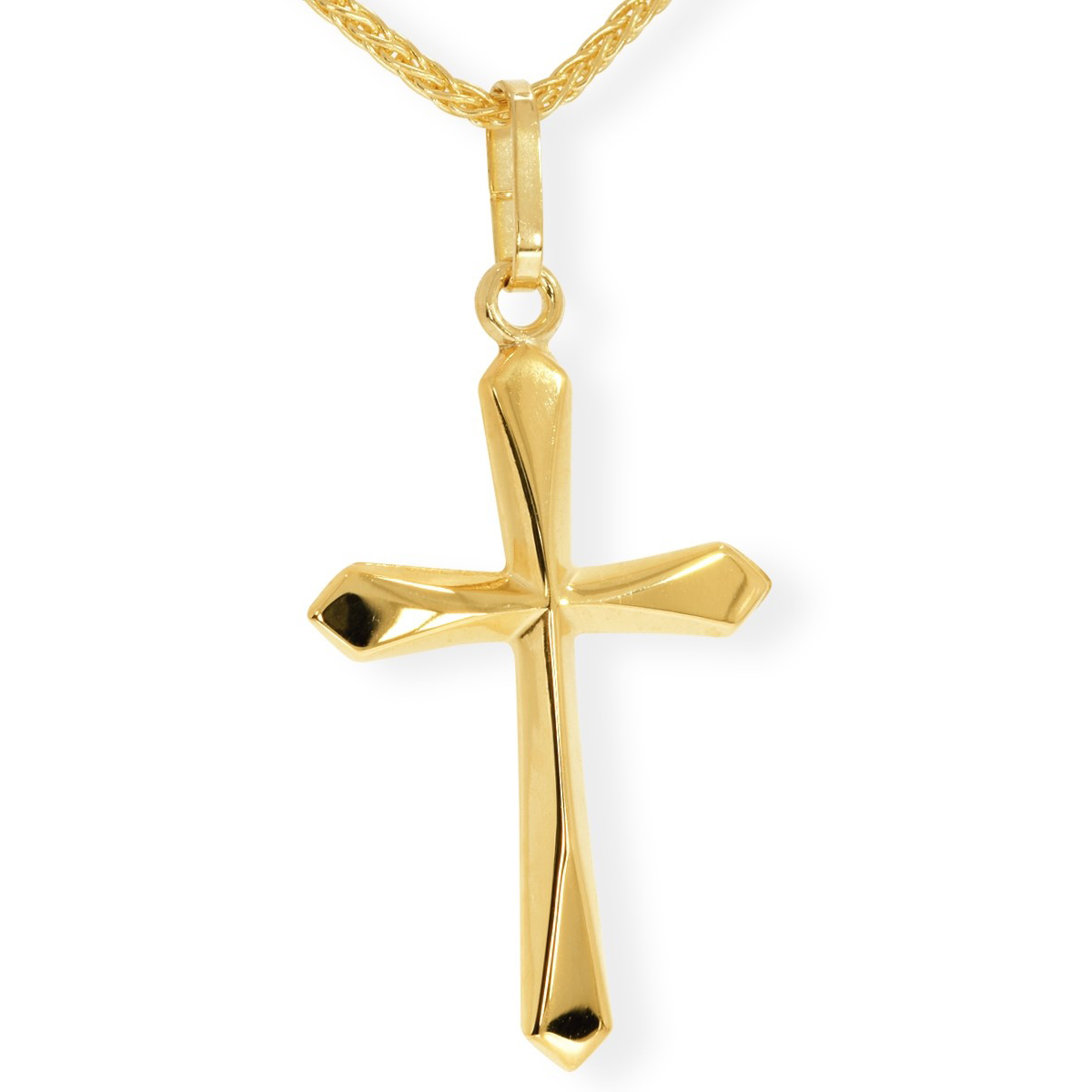 schlichtes-Kreuz-Kopie_1200x1200px Bild: Schlichte Kreuzkette Gold