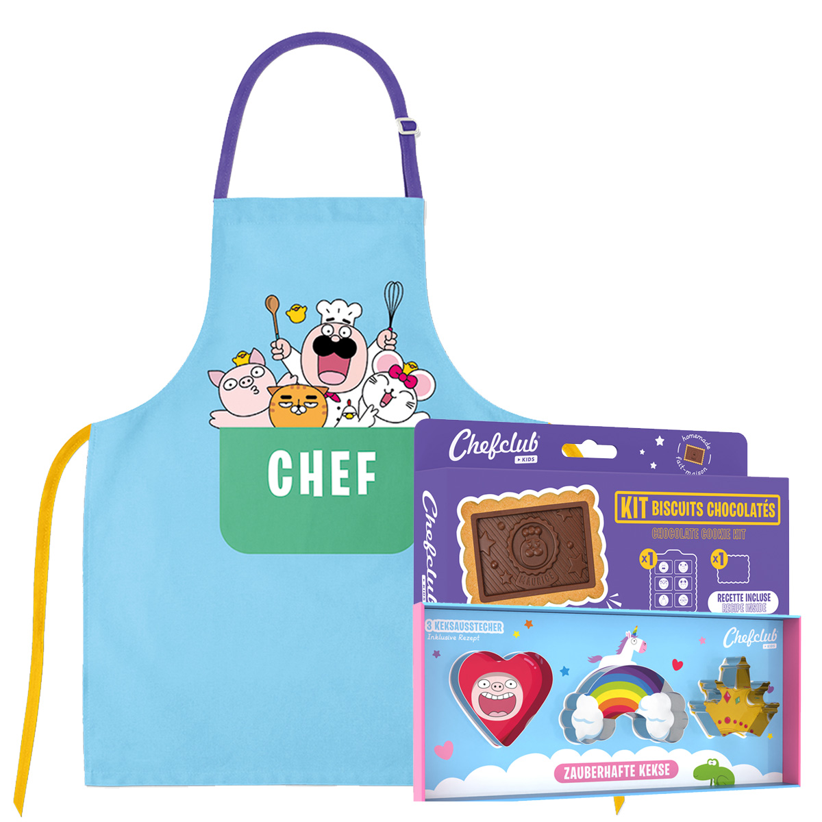 montageT3YFGeAvzQzIV Bild: Chefclub-Set für Kinder