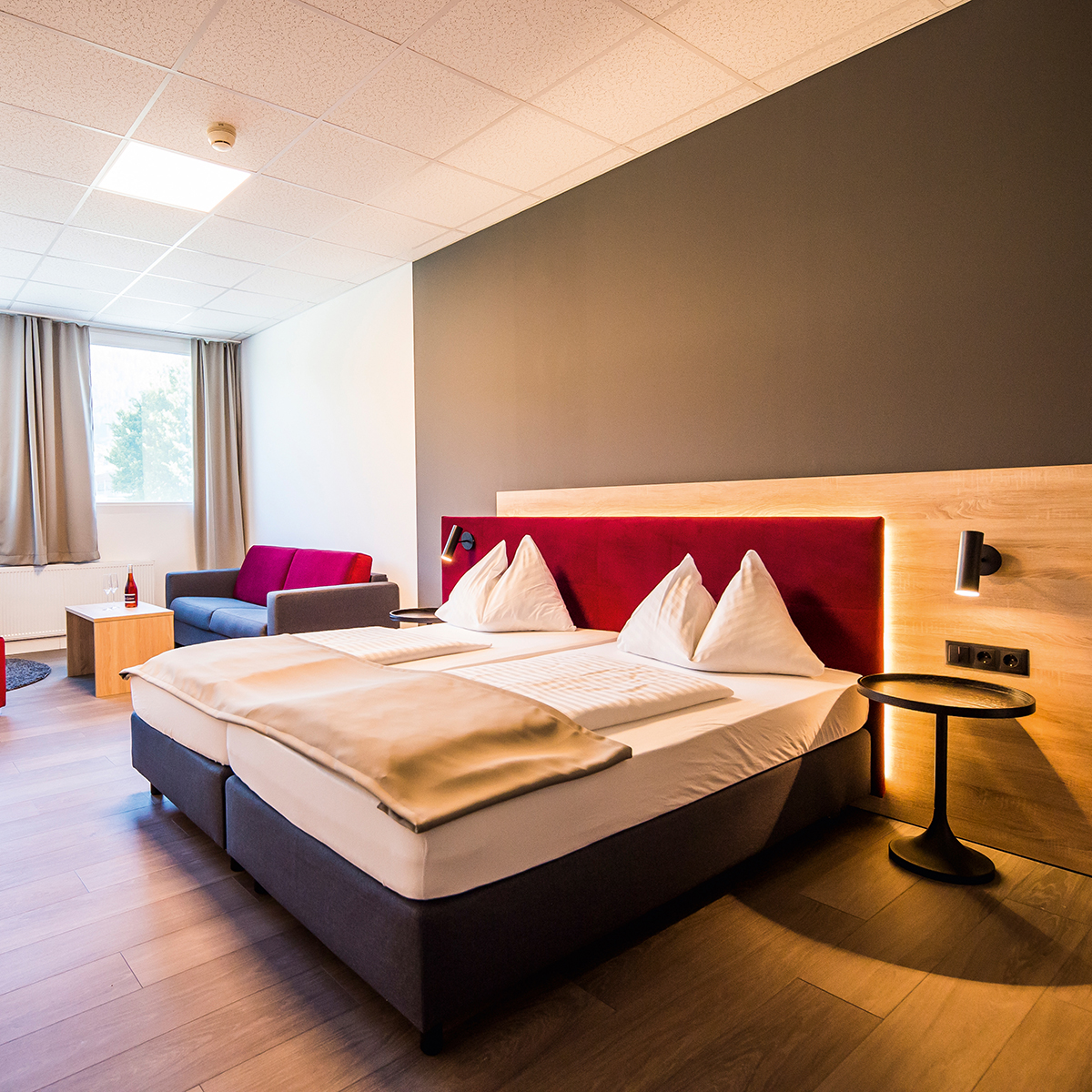 Innenarchitektur, Mobiliar, Ecke, Bett, Bodenbeläge